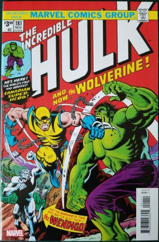 The Incredible Hulk 181 Marvel Comics