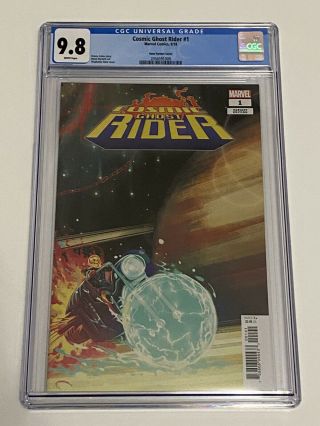 Cosmic Ghost Rider 1 (09/18) - Hans 1:25 Variant Cover - Cgc 9.  8 -
