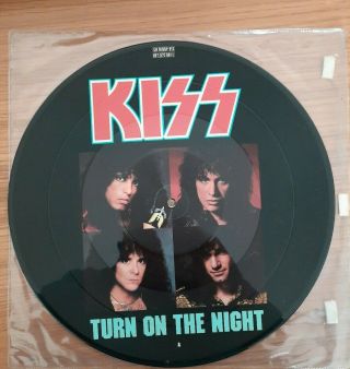 Kiss Turn On The Night 12 " Vinyl Picture Pic Disc