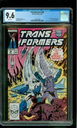 Transformers 56 Cgc 9.  6 Nm,  1st Sports Car Micromasters Autobots Decepticons
