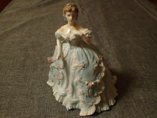 Royal Worcester Figurine 1992 - " The First Quadrille " - Rw4538 - Rare - Limited