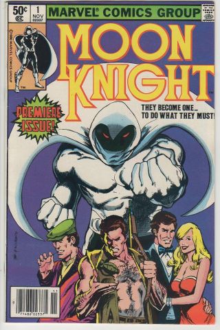 Moon Knight 1 (1980) Vf/nm Origin Issue Newsstand Edition