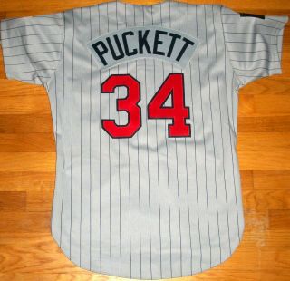 1994 Twins Kirby Puckett Team Issue Auth Game Jersey Sz 44 Russell USA 125th Vtg 3