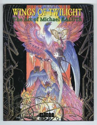Wings Of Twilight: The Art Of Michael Kaluta Signed Ltd.  Ed.  Hc Nm 9.  4 Nbm