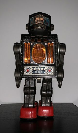 Vintage Horikawa Mr Hustler Robot Astronaut Version Battery Operated Japan 2