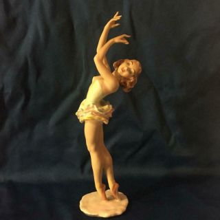Vintage Hutschenreuther Figurine Ballerina Dancer Germany Label