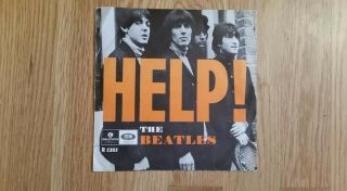 Beatles,  Single,  Sweden,  1965,  Help