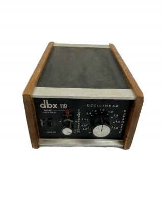 Dbx 119 Vintage Decilinear Compressor/expander