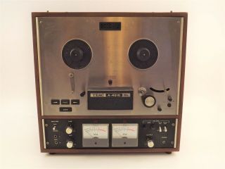Vintage Teac A - 4010 SL Reel to Reel Tape Deck w/box of accessories 2
