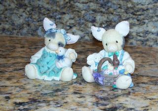 Enesco This Little Piggy Figurines Easter Sure Is Su - Eet,  Ducky To Have A Friend