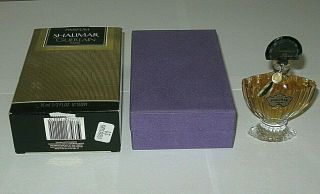 Vintage Guerlain Shalimar Perfume Bottle & Boxes 1/2 Oz - 15 Ml Sealed/full 1983