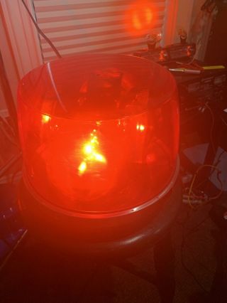 Vintage Antique Signal Stat Model 374,  4 - Beam Rotating Beacon,  Nypd Style
