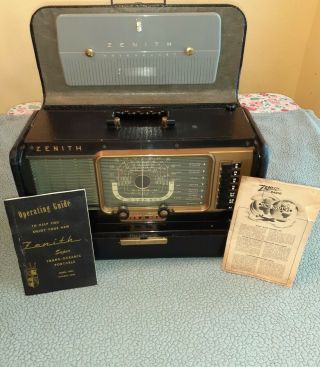 Vintage Zenith Transoceanic Radio Model H500 Chassis 5h40 Complete.