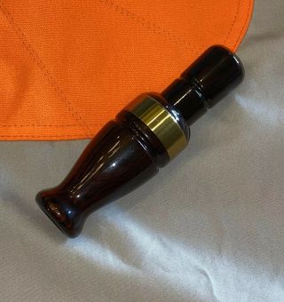 Vintage ‘paul Drury’ Cocobolo Signed Duck Goose Game Call,  Henderson,  Kentucky