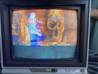 Vintage Commodore 1702 Computer Crt Monitor Lower 48 Tested/works