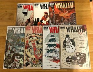 Wraith 1 - 7 Complete Set,  1 Ri Variant Cover Joe Hill Idw