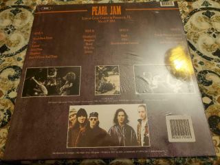 Pearl Jam Live At Civic Center In Pensacola FL March 9 1994 vinyl record 2X LP 2