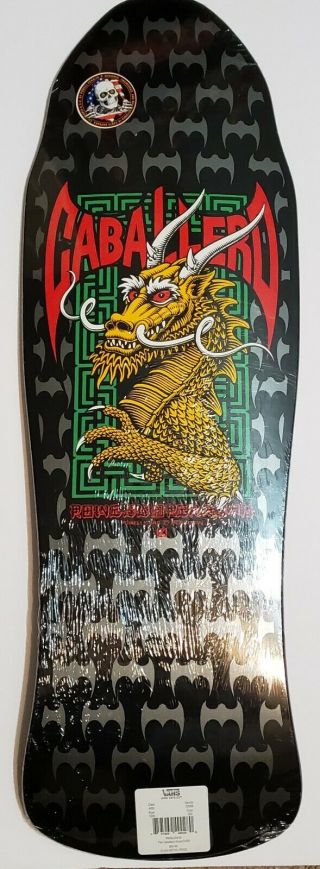 Powell Peralta Caballero Dragon Re - Issue Skateboard Deck