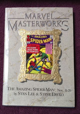 Marvel Masterworks Vol 2 1 - 20 Hardback Gold Foil Cover Spider - Man