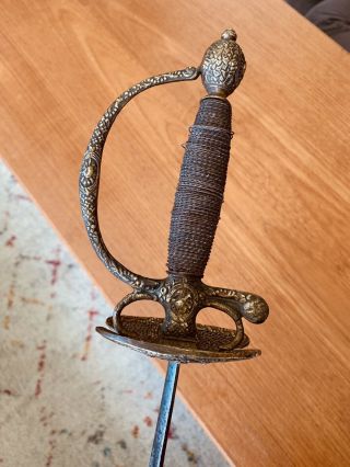 ANTIQUE OR VINTAGE SPANISH SMALL SWORD 2