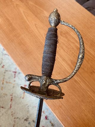 ANTIQUE OR VINTAGE SPANISH SMALL SWORD 3