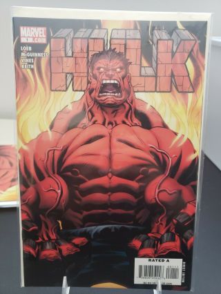 Hulk 1 - Key - First Red Hulk (mar 2008,  Marvel)