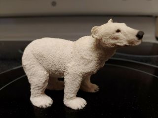 Polar Bear Castagna Vtg 1988 Hand Painted Resin Figurine Made In Italy