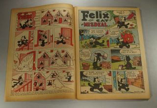 FEBRUARY - MARCH 1948 FELIX THE CAT VOL.  1 NO.  1 COMIC BOOK - DELL COMICS 3