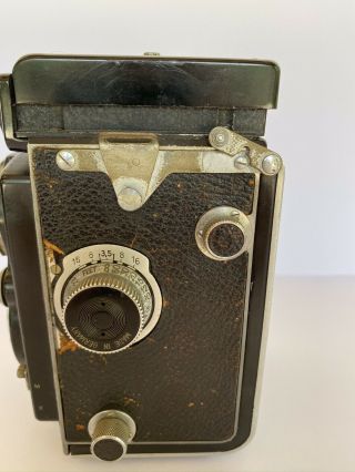 Vintage Rolleiflex 3.  5 Franke Heidecke Synchro - Compur TLR Camera Schneider lens 2