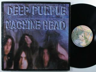 Deep Purple Machine Head Warner Bros Lp Vg,  W/ Lyric Poster