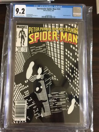 Spectacular Spider - Man 101 Cgc 9.  2 1985 Marvel John Byrne