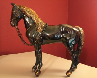 Large Vintage " Standing Horse " From An Abbotware Radio,  1947 - 1949