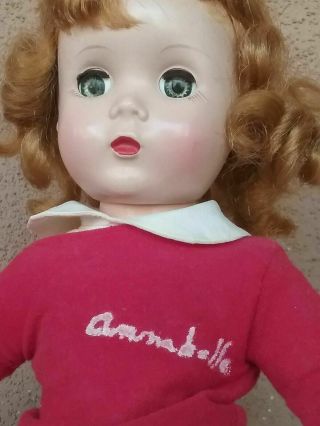 Madame Alexander vintage Maggie face doll Kate Smith ' s Annabelle 1950s restrung 3