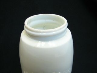 Small Mouth Midget Pint Milk Glass Mason ' s Patent 1858 Fruit Jar Nov 30th 3