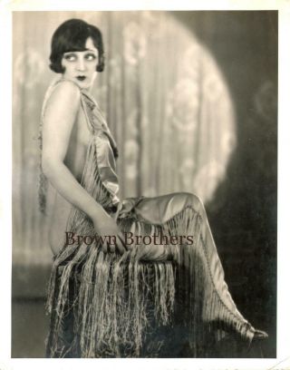 Vintage 1920s Alina Bennett Mack Sennett Oversized Dbw Photo By George Cannons