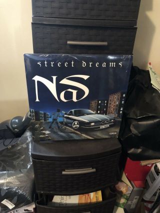 Nas Street Dreams 12” Hip Hop Ex Vinyl Single 1996 W/ Shrinkwrap