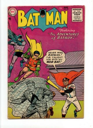 Batman 90 Vintage Dc Comic Detective Robin Adventures Of Batboy Golden Age 10c
