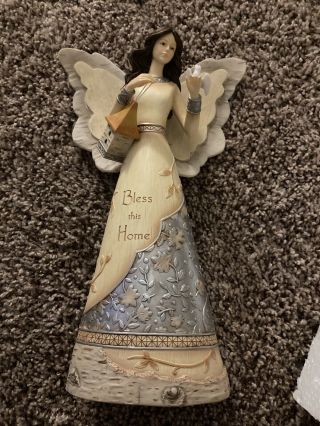 Pavilion Gift Co Elements Bless This Home Angel 82002 - 11”