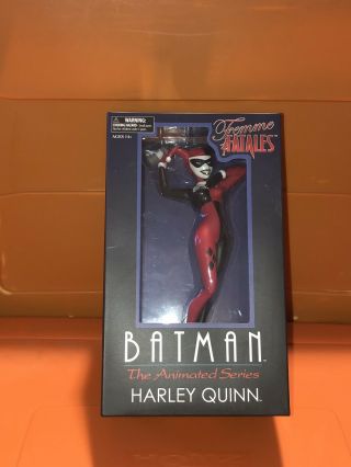 Dc Comics Femme Fatales Batman The Animated Series Harley Quinn Statue 9” Mib