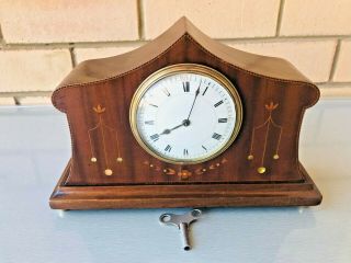 Antique French Mantle Clock,  Platform Escapement Movement 8 Days Time Piece Only