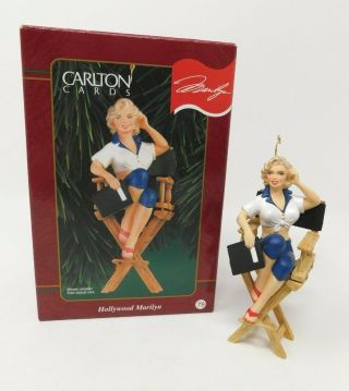 Carlton Cards Ornament Hollywood Marilyn Monroe Director 