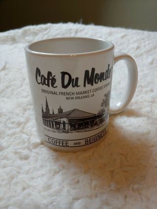 Cafe Du Monde Coffee And Beignets Mug Cup Orleans - French Market
