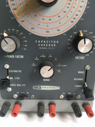 Vintage Heathkit IT - 11 Capacitor Checker Tester same as IT - 28. 3