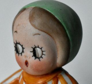Schafer & Vater,  Chloe Preston,  Big - Eye Bisque Girl Doll Figurine