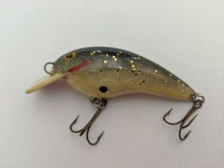 Vintage Fred C Young Big O " Mr Fred " Lure Never Fished Hand Carved