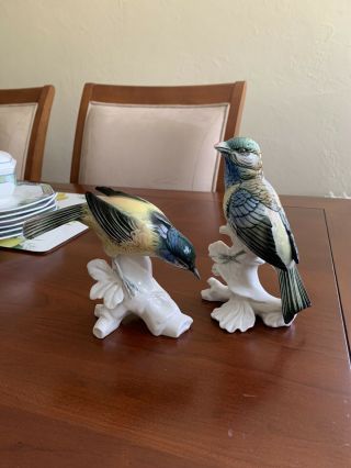 Karl Ens Bird Figurine Pair