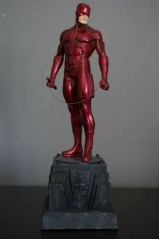 Daredevil Painted Statue Sculpted By Randy Bowen Limited Edition 2979/4000