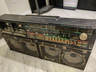 Vintage Boombox Disco Lite Radio