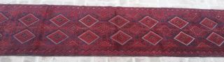 2 ' 6 x 11 ' 9 Handmade vintage afghan tribal mushvani wool persian long runner rug 3