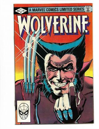 Wolverine 1 1982 Limited Mini Series Frank Miller Art Vg Marvel